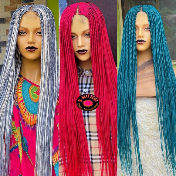 AFRICAN BRAIDED WIGS ON CLOSURE - Picture 2 of 16